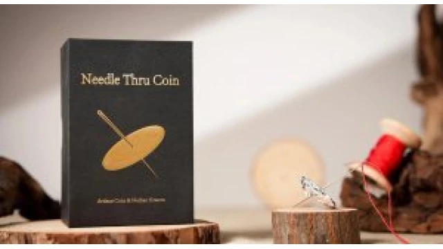 Needle Thru Coin by Artisan Coin & Nathan Kranzo