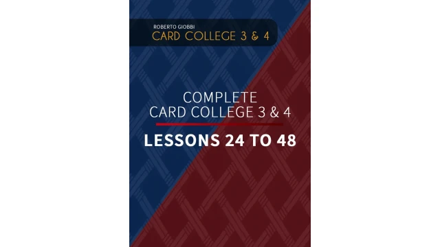 Card College 3&4 Personal Instruction The Complete Course by Roberto Giobbi