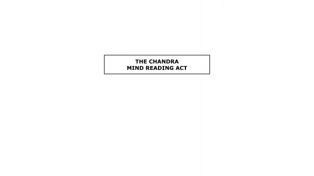 Chandra Mind Reading Act by James S. Harto