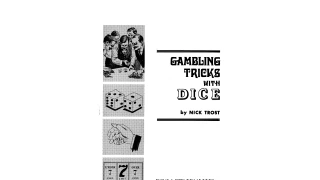 Gambling Tricks With Dice by Nick Trost