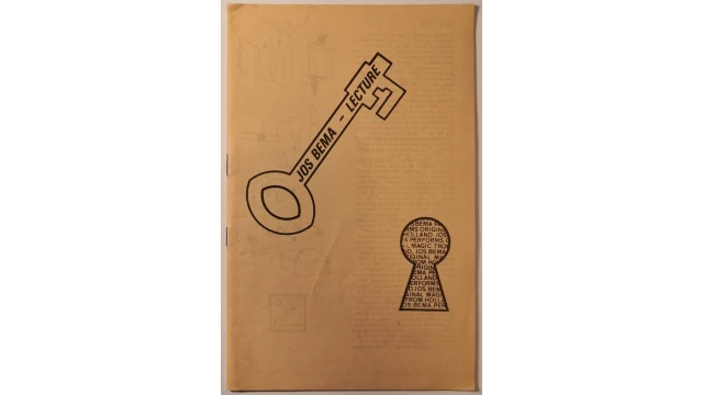 Jos Bema - Lecture by Tommy Wonder