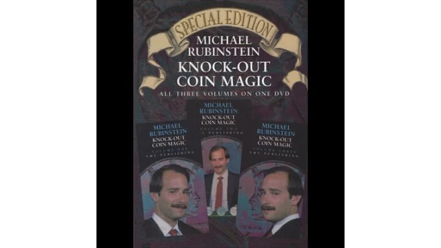 Knock Out Coin Magic by Michael Rubinstein (ALL 3 DVD)