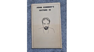 Lecture III by John Kennedy