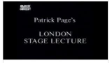 London Stage Lecture by Patrick Page
