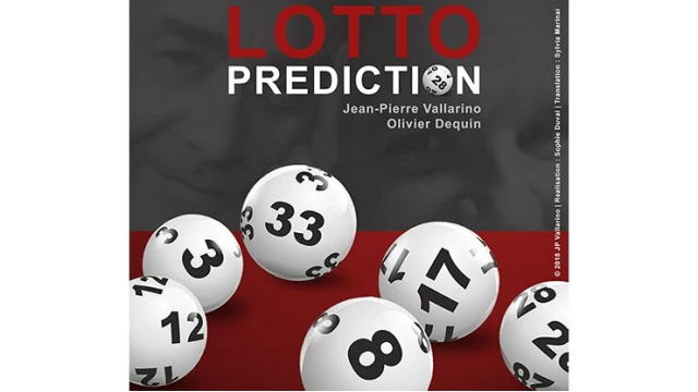 Lotto Prediction by Jean-Pierre Vallarino Lotto Prediction by Jean-Pierre Vallarino