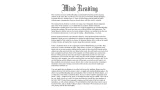 Mind Reading Lesson 14 by Kenton Knepper
