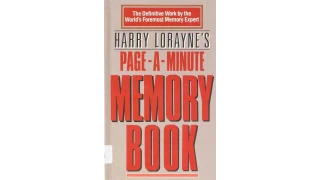 Page-A-Minute Memory Book by Harry Lorayne