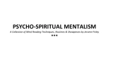 Psycho-Spiritual Mentalism by Jerome Finley