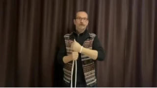 Rope Through Wrist by Axel Hecklau Rope Through Wrist by Axel Hecklau