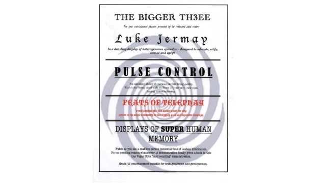 The Bigger Three by Luke Jermay
