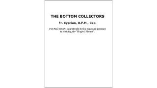The Bottom Collectors by Father Cyprian