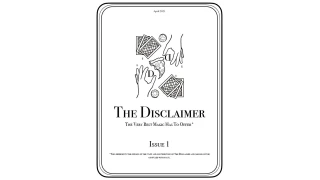 The Disclaimer Issue 1 (2021-04)
