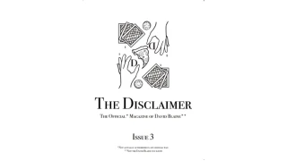The Disclaimer Issue 3 (2021-06)