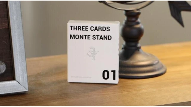 Three Cards Monte Stand by Jeki Yoo