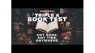 Triple A Book Test by Marc Paul Triple A Book Test by Marc Paul