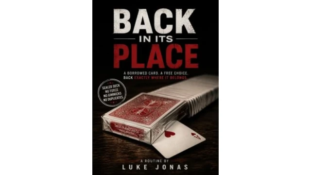 Back In Its Place by Luke Jonas