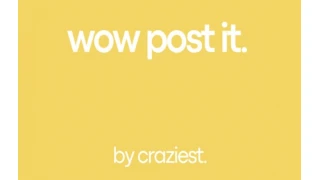 Wow Post-it by Craziest Wow Post-it by Craziest